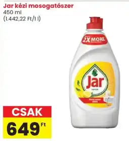 Spar Jar kézi mosogatószer ajánlat