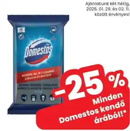 Spar Domestos kendő ajánlat