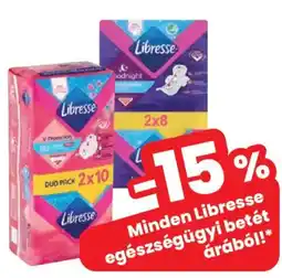 Spar Minden Libresse egészségügyi betét ajánlat