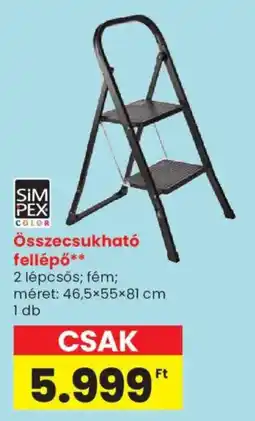 Spar SiM PEX COLOR Összecsukható fellépő ajánlat