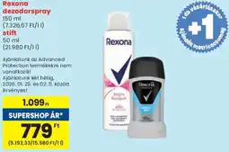 Spar Rexona dezodorspray, stift ajánlat