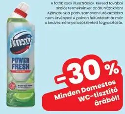 Spar Domestos WC-tisztító ajánlat