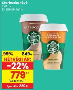 Spar Starbucks kávé ajánlat