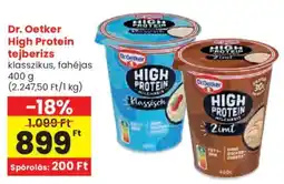Spar Dr. Oetker High Protein tejberizs ajánlat
