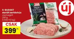 Spar S-BUDGET darált sertéshús ajánlat