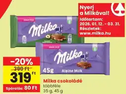 Spar Milka csokoládé ajánlat