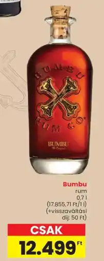 Spar Bumbu rum ajánlat