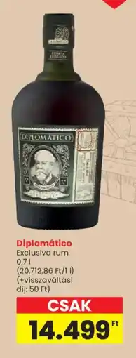 Spar Diplomático Exclusiva rum ajánlat