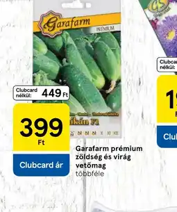 Tesco Garafarm vetőmag ajánlat