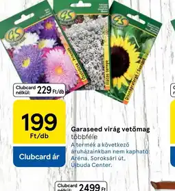 Tesco Garaseed virág vetőmag ajánlat