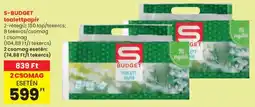Spar S-BUDGET toalettpapír ajánlat