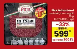 Spar Pick téliszalámi ajánlat