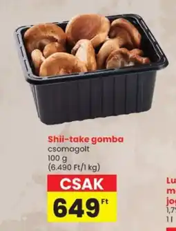 Spar Shii-take gomba ajánlat