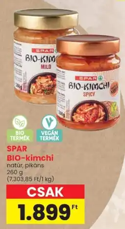 Spar SPAR BIO-kimchi ajánlat
