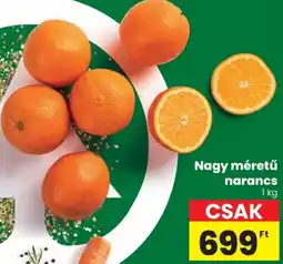 Spar Nagy méretű narancs ajánlat