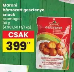 Spar Maroni hámozott gesztenye snack ajánlat
