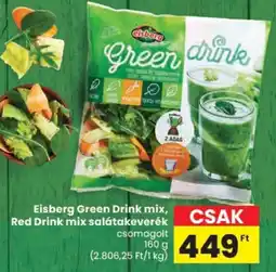 Spar Eisberg Green Drink mix, Red Drink mix salátakeverék ajánlat