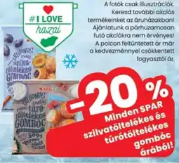 Spar SPAR szilvatöltelékes és túrótöltelékes gombóc ajánlat