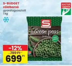 Spar S-BUDGET zöldborsó ajánlat
