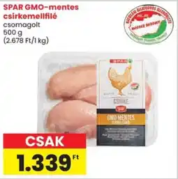 Spar SPAR GMO-mentes csirkemellfilé ajánlat