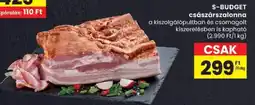 Spar S-BUDGET császárszalonna ajánlat