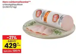 Spar Herz csirkemellsonka ajánlat