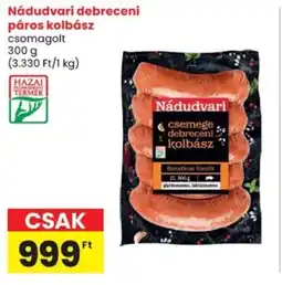 Spar Nádudvari debreceni páros kolbász ajánlat