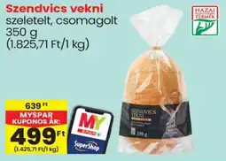 Spar Szendvics vekni ajánlat