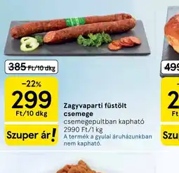 Tesco Zagyvaparti füstölt csemege ajánlat