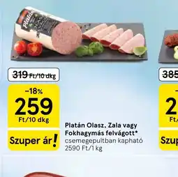Tesco Platán felvágott ajánlat