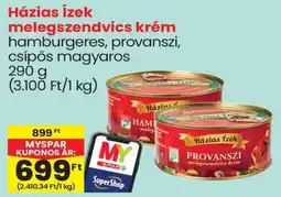 Spar Házias Ízek melegszendvics krém ajánlat