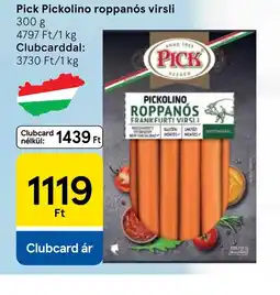 Tesco PICK Pickolino roppans virsli ajánlat