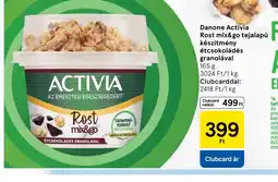 Tesco Danone Activia Rost mix 165 g 3024 Ft/1 kg Clubcarddal: 2418 Ft/1 kggo ajánlat