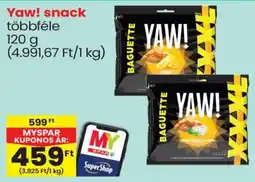 Spar Yaw! snack ajánlat