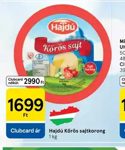 Tesco Hajdú Körös sajt ajánlat