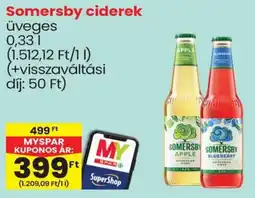 Spar Somersby ciderek ajánlat