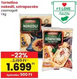 Spar Tortellino nokedli, sztrapacska ajánlat
