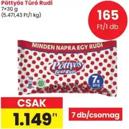 Spar Pöttyös Túró Rudi ajánlat