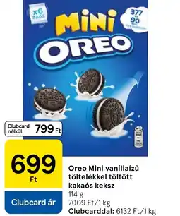 Tesco OREO Mini keksz ajánlat