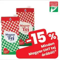Spar Magyar UHT tej ajánlat