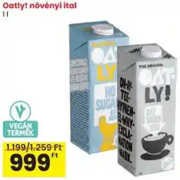 Spar Oatly! növényi ital ajánlat