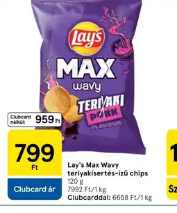 Tesco Lay's Max Wavy chips ajánlat