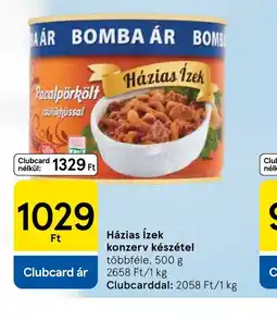 Tesco Házias Ízek konzerv készétel ajánlat