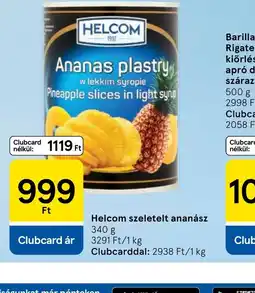 Tesco HELCOM szeletelt ananász ajánlat