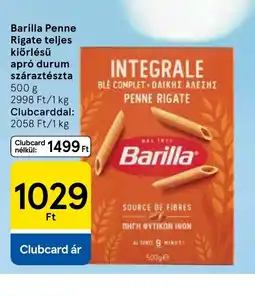 Tesco Barilla Penne Rigate ajánlat