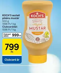 Tesco KOCH'S asztali pikáns mustár ajánlat