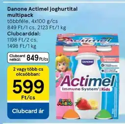 Tesco Danone Actimel joghurtital multipack ajánlat