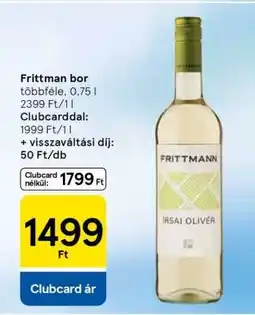 Tesco Frittman bor ajánlat