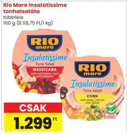 Spar RIO MARE Insalatissime tonhalsaláta ajánlat