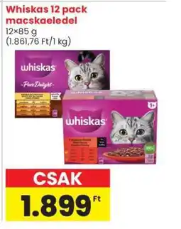 Spar Whiskas 12 pack macskaeledel ajánlat